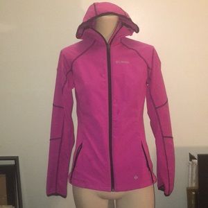 Columbia Omni-Shield Pink Running Coat